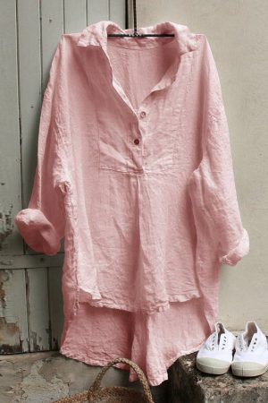Oversize Loose Shape Long Shirt
