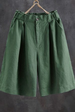 Cotton and linen thin all-match casual pants