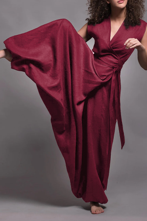 Tess Convertible Linen Jumpsuit