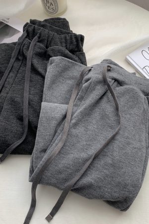 Drape Snow Cotton All-Match Casual Pants