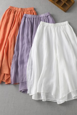 Women's Loose and Comfortable Simple Solid Color Trousers