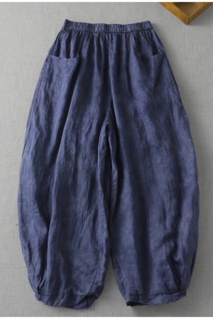 Women's Leisure Retro Bandhnu Pants
